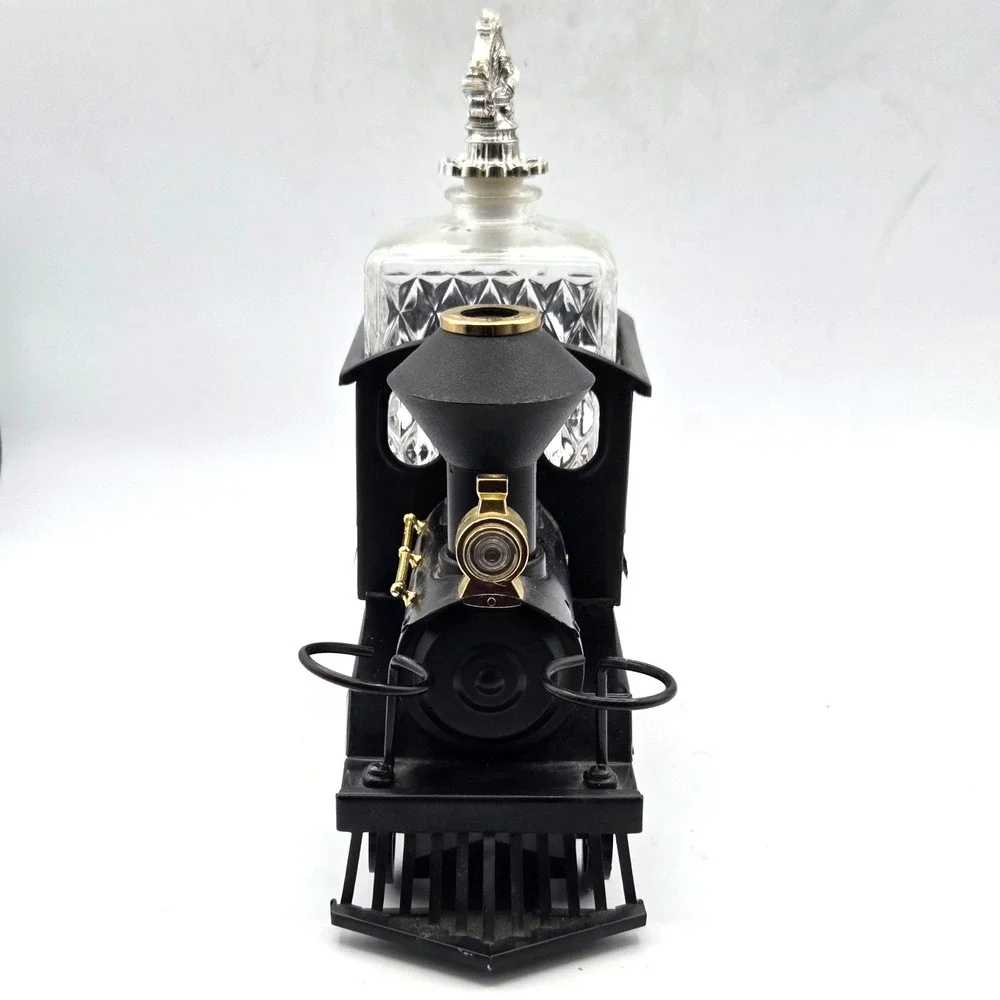 DC 328 TRAIN Locomotive Music Box Decanter  Bar Set  PLAYS 